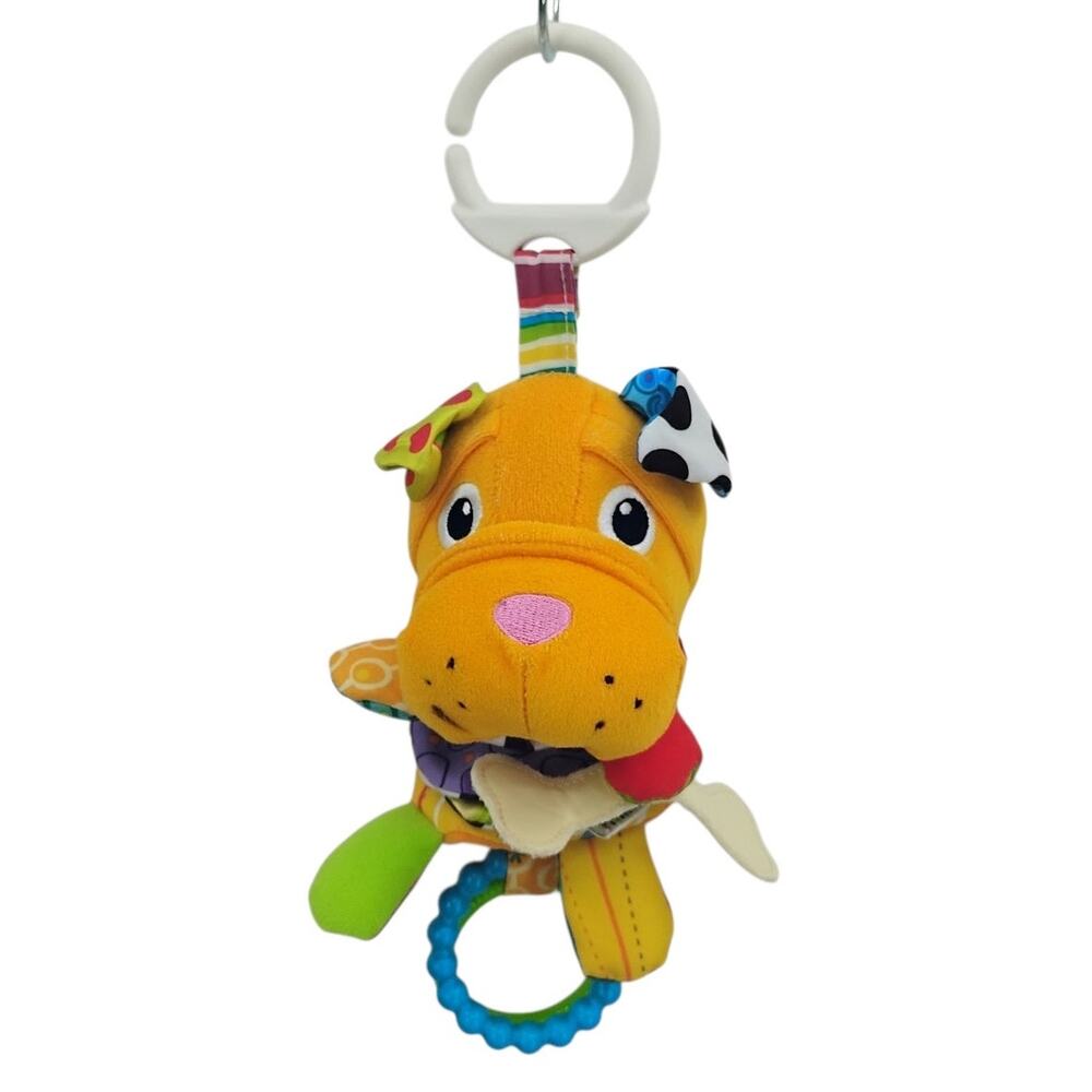 Tomy Lamaze Shiver The Sharpei Clip & Go Stroller Carseat Crinkle Developmental